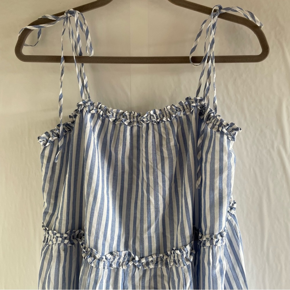 Rails Caralyn Lighthouse Stripe Dress Size L - image 3